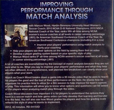 (Rental)-Improving Performance Through Match Analysis Marcus Woods